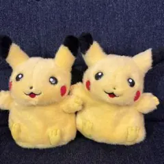 初期ピカチュウ ぬいぐるみ 2体　トミー