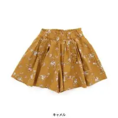 新品タグ付★seraph/セラフ★花柄キュロットパンツ キャメル 80㎝ 送料込のサムネイル
