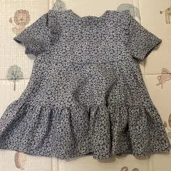 フラワージャガードティアードトップス　fitmore