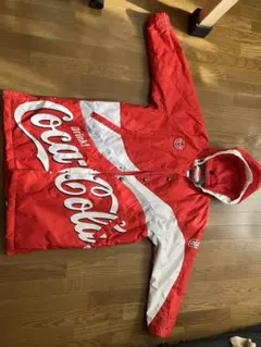 ベンチコート ミズノ製 Mサイズ コカコーラロゴ(1998年)