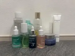 韓国スキンケアセット（トナー、美容液、クリーム、スリーピングマスク）