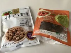 オーガニック食品、ドライイチジク2種類のサムネイル