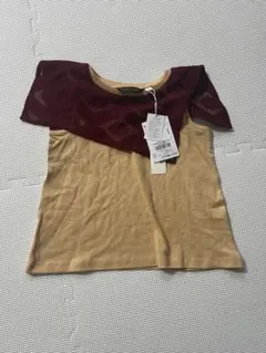 MARKEY'S レースカラーノースリーブ カットソー 110cm