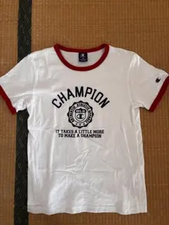 Champion Tシャツ 160サイズ ホワイト/レッド