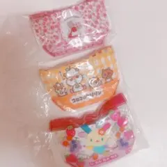 サンリオ プールバッグ風ミニポーチ3個セット