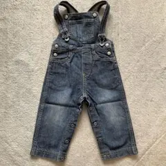 プチバトー　つなぎ　オーバーオール　デニム　12m 74cm