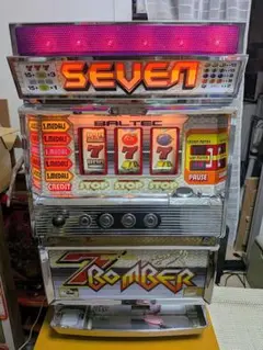 【整備済】パチスロ3号機　バルテック　セブンボンバー実機　不要機　超レトロ レアのサムネイル