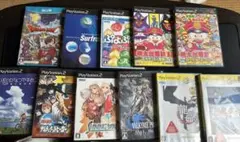 PS2 ゲームソフト 10本+wiiu ソフト1本セット