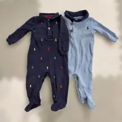 RALPH LAUREN 刺繍 ロンパース まとめ売り70〜75