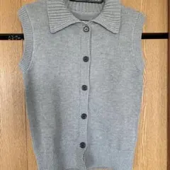 titivate ノースリーブニット　ベスト　グレー