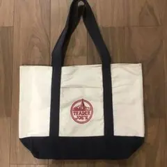 TRADER JOE'S トートバッグ アイボリー/ネイビー