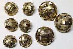 ゴールド系ボタン　 ヴィンテージ　　　　MY124