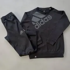 adidas セットアップ ブラック　150cm