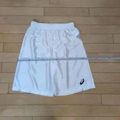 アシックス バスケットボールパンツ Mサイズ ホワイト