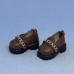 オビツ11 チェーン付きローファー　ブラウン　【未使用新品】