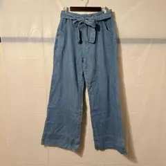 美品✨️ SHEIN ワイドレッグデニムパンツ サイズ32 デニム ワイド