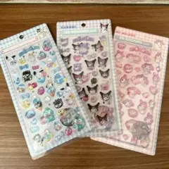 ボンボンドロップ サンリオ シール 3枚セット