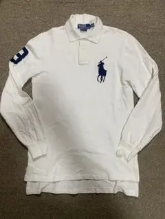 Polo by Ralph Lauren ホワイト 長袖ポロシャツ S
