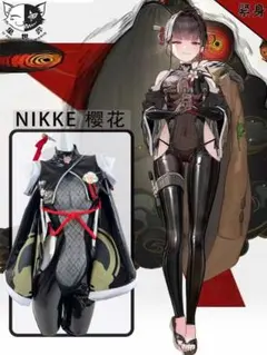 勝利の女神 NIKKE NERO コスプレ 衣装衣装一式、ウィッグ付き ネロ 勝利の女神：NIKKE ネロ-Nero コスプレ衣装 猫耳付き