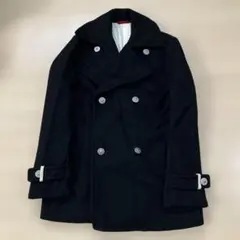 3.4 ザスーツカンパニー ピーコート Pコート ウールコート ブラック 2