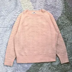 ライトスフレヤーンポインテールクルーネックセーター M