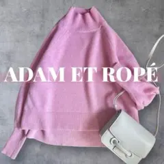 【美品】 ADAM ET ROPÉ ウールクロップドタートル プルオーバー