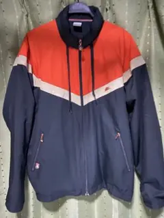 NIKE ウィンドブレーカー ジャケット オレンジ グレーL
