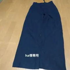 UNIQLO　ウォッシャブルミラノリブニットパンツ　黒・ダークブラウン２点