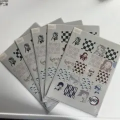 鬼滅の刃  uni コラボ限定 A4クリアファイル5枚