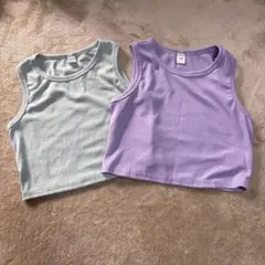 SHEIN ショート丈 タンクトップ 140-150相当