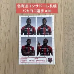 【匿名発送】北海道コンサドーレ札幌　バカヨコ　20 証明写真風ステッカー