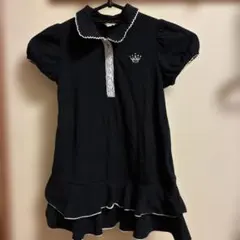 HusHusH 黒 半袖ワンピース 100cmのサムネイル