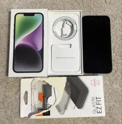 iPhone 14 128GB 電池80% simフリー torrasケース付き
