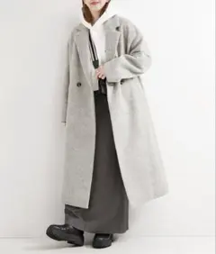 美品HAU/CLASKA【定価3.6万】 コットンフーデッドキャンバスコート