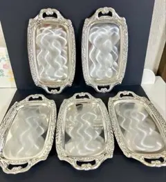 東洋テーブルウェア　銀皿　シルバープレート小　TOYO TABLE WARE