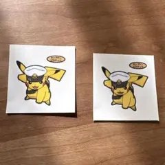 ポケモンパンシール　キャプテンピカチュウ