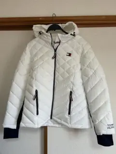 Tommy Hilfiger ホワイトキルティングアウター♡サイズL 収納袋付き