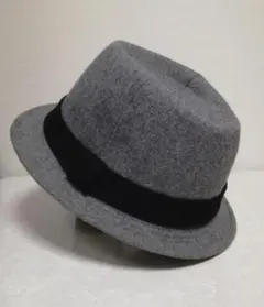 ウール混 中折れ帽♡美品