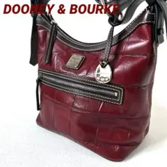 美品✨激レア　DOONEY&BOURKE ワンショルダーバッグ　型押しレザー　赤