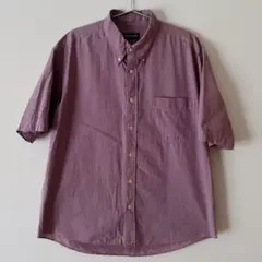 OLD UNIQLO 90s-00s ミニチェック ボタンダウンシャツ Lサイズ
