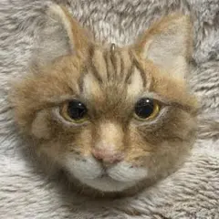 ハンドメイド☆茶トラ☆羊毛フェルト☆バッグチャーム☆キジトラねこ☆茶とら☆cat