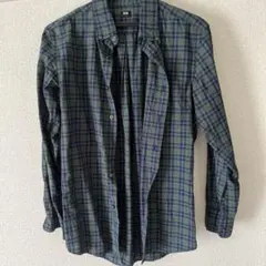 ユニクロ　ブロードシャツ　チェック