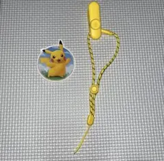 【新品】ポケモンGO plus+ クリップ付き ストラップ ピカチュウシール