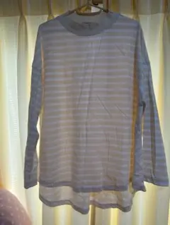 studio CLIP ストライプ 長袖Tシャツ