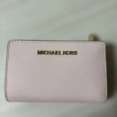 MICHAEL KORS 二つ折り財布 ピンクのサムネイル