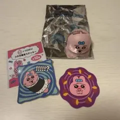 スシロー　コラボ　おぱんちゅうさぎ　つみあげフィギュア 限定コラボステッカー