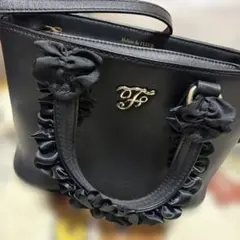 メゾンドフルール ショルダーバッグ ブラック フリル