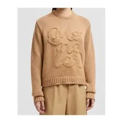 MONCLER ベージュ ニットセーター S