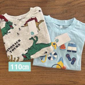 新品　キッズ　男の子　ボーイズ　半袖　Tシャツ 110㎝ ２枚セット