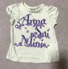 ANNA SUI mini アナスイミニ 半袖Tシャツ 80 ラインストーンのサムネイル